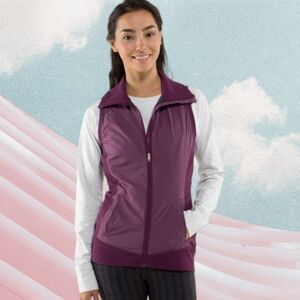 Lululemon Won't Stop Vest Size 4 Plum